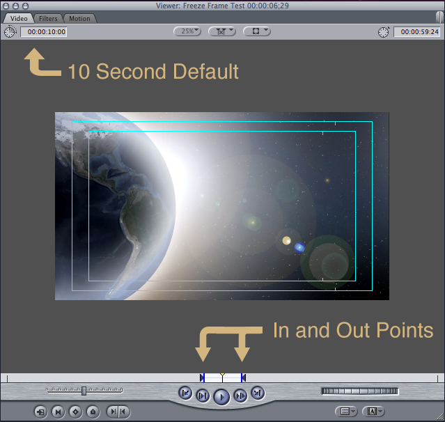 Freeze Frame FCP