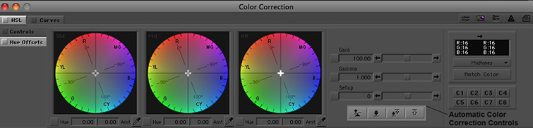 Usando as ferramentas de correção automática de cores no Avid Media Composer 1