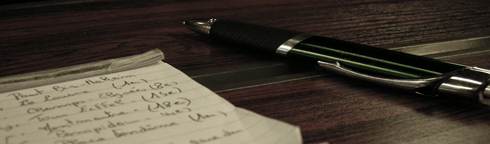 Video Editing Notetaking