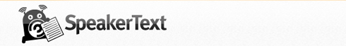 SpeakerText Video Transcriptions