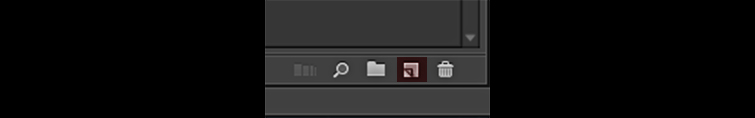 Nesting in Premiere Pro: New Item Icon