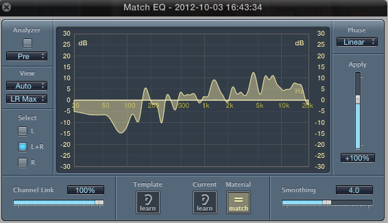 FCPX Match EQ