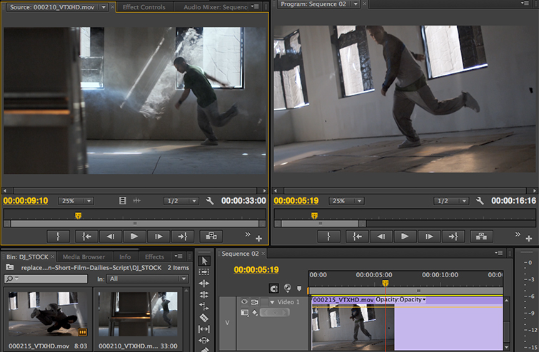 Video Editing Tip: Replacing Clips in Premiere Pro - Using Replace Edit Match Source Frame