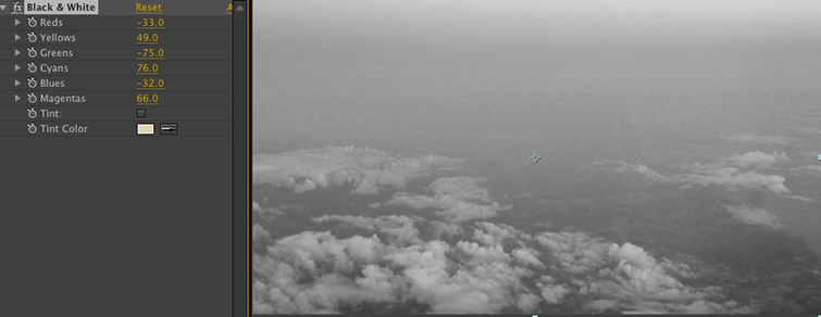 Black and White Effect