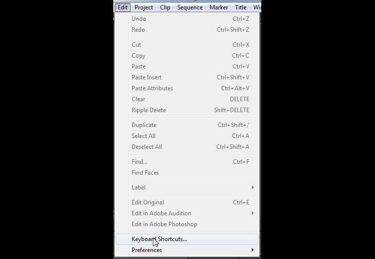 Keyboard-Shortcut-menu