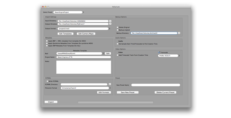 Velarium Common Features