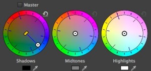 Effect with additive blue in shadows