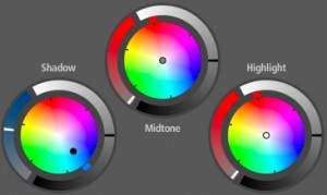 Effect with subtractive blue in the shadows