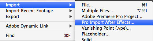 Pro Import After Effects
