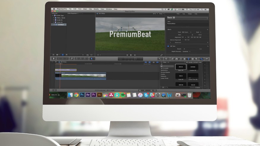 3D text in Final Cut Pro X Cover