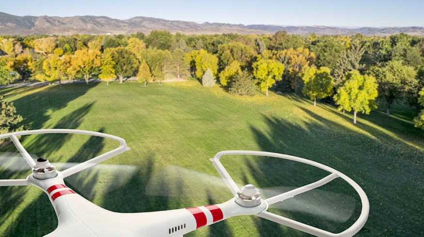 cinematic drone footage