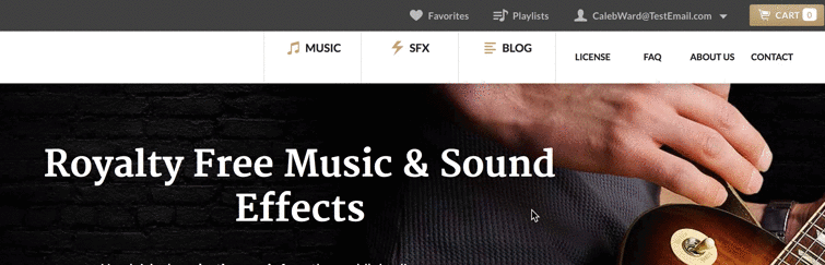 PremiumBeat Instant Royalty Free Music License Upgrade, Step 1