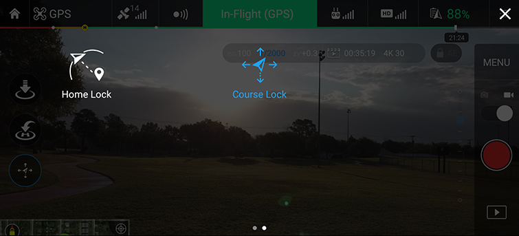 Traditional Camera Moves Made Easy with DJI Drones - Course Lock Select