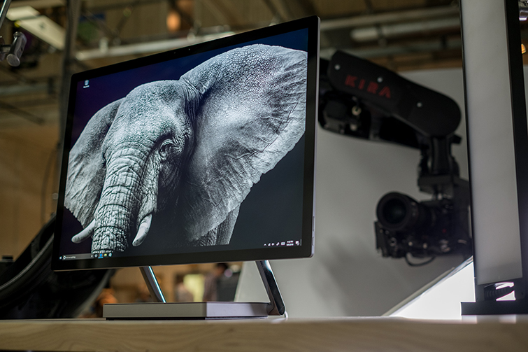 Microsoft Used a Robot and an Xbox Controller to Shoot a Commercial - Microsoft Surface Studio