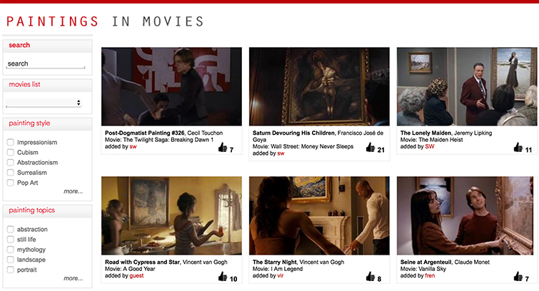 The Influence of Paintings on Filmmakers - Paintings In Movies