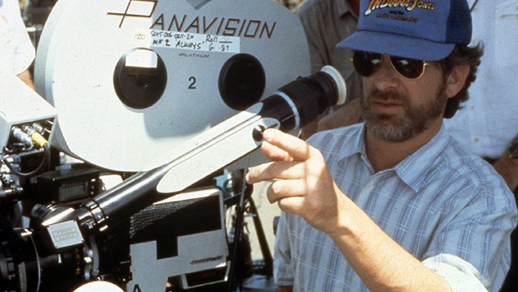 Steven Spielberg behind the camera
