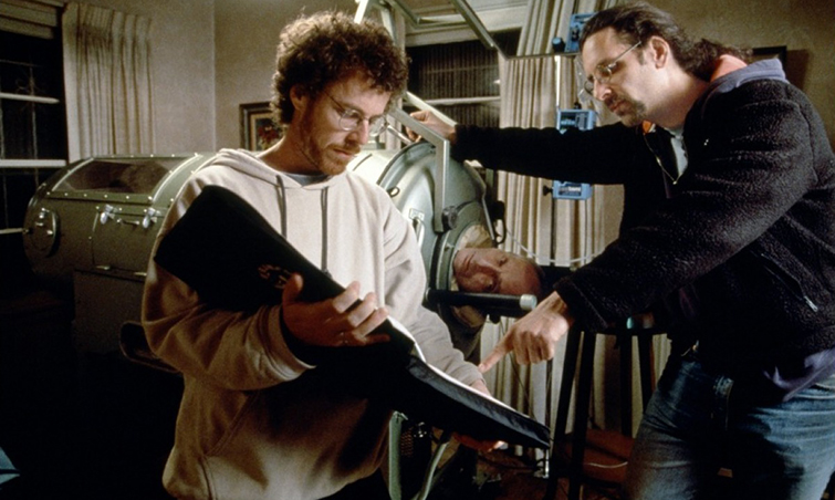 The Coen Brothers setting up a shot