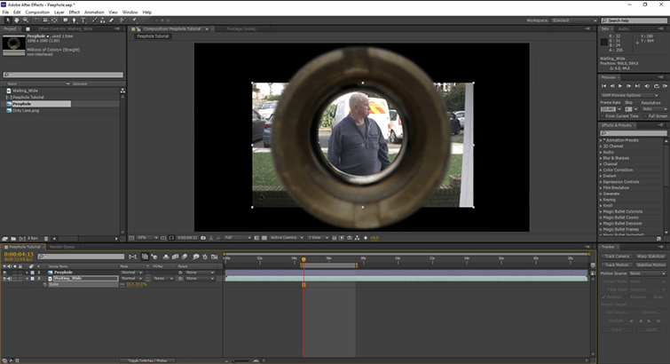 Video Tutorial: Create A Peephole POV in After Effects — Peephole