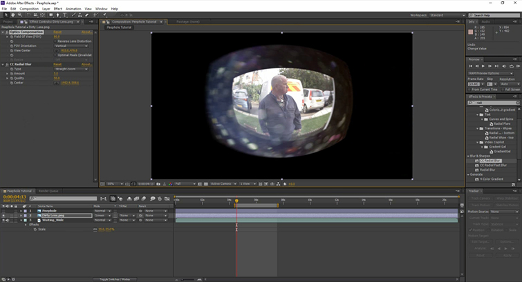 Video Tutorial: Create A Peephole POV in After Effects — View Center