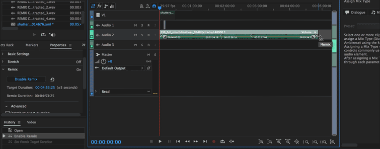 Audition Remix: Change Song Duration