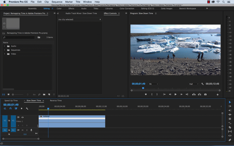 Video Tutorial: Time Remapping in Premiere Pro - Slow Down Time