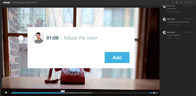 Vimeo Launches Built-in Video Review Tools