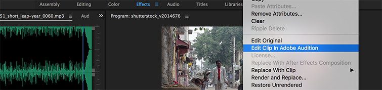 Solving Audio Issues in Premiere Pro: Converting to WAV - Open Track in Audition Solving Audio Issues in Premiere Pro: Converting to WAV - Open Track in Audition