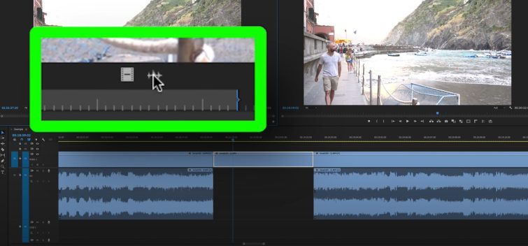 Recovering deleted audio clips in a timeline