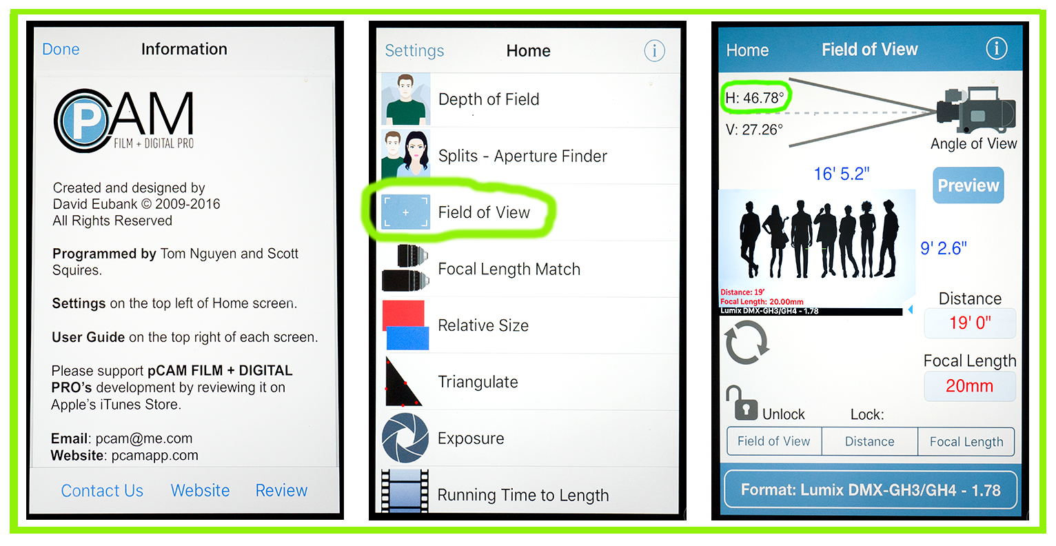 Do the Math: Planning Your Green Screen Shoot — Screen Width
