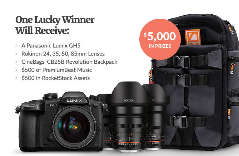 Win a GH5 and More From PremiumBeat! Almost $5,000 in Prizes! — Prize Pack