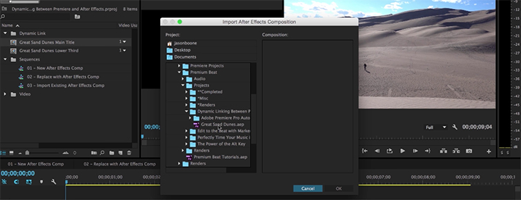 Create a Simple Motion Graphics Workflow With Premiere Pro and After Effects — Import