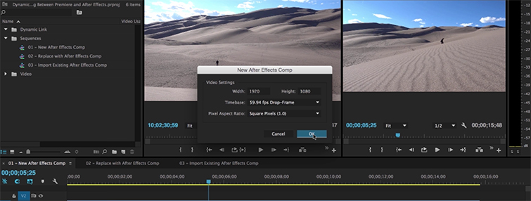Create a Simple Motion Graphics Workflow With Premiere Pro and After Effects — New Composition