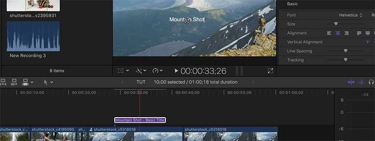 Video Editing Quick Tip: Creating Placeholder Titles — FCPX