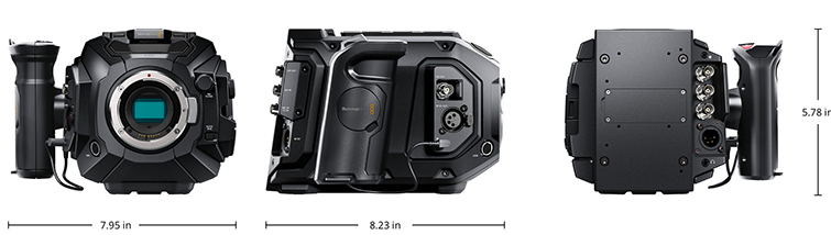 Blackmagic's New URSA Mini Pro Camera and DaVinci Resolve Panels - URSA Mini Pro Size