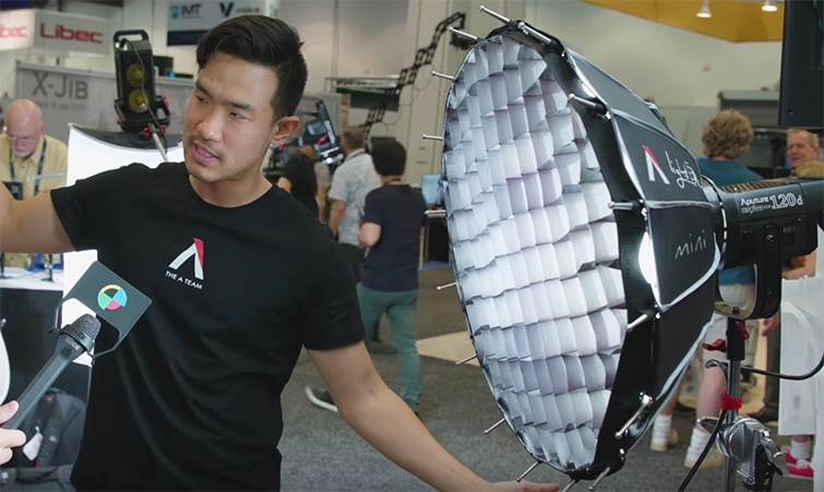 NAB 2017: Aputure's New 300D LED Light — Mini Dome