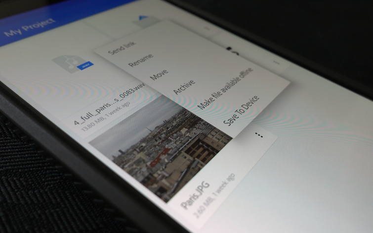 Manage Project Files and Assets Online in the Creative Cloud — Mobile Management