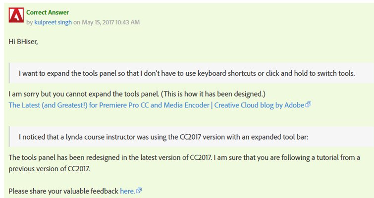What Happened to the Trim Tools in Premiere Pro? — Adobe Response