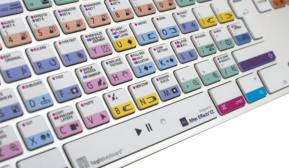 LogicKeyboard's New After Effects Keyboard
