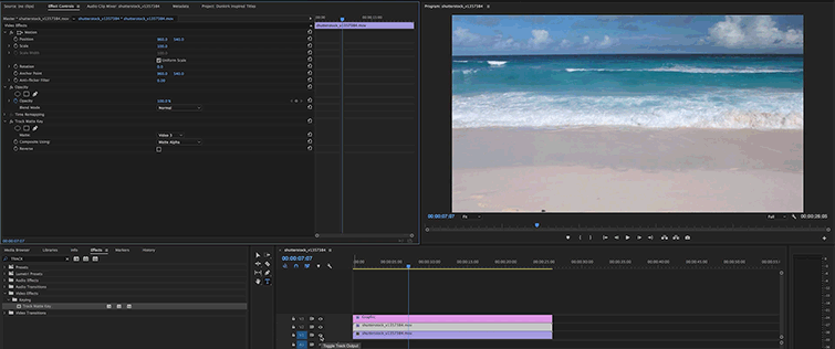 Create Transparent Titles Inspired by Dunkirk in Premiere Pro and FCPX — Delete Background