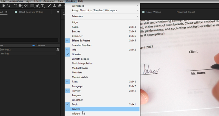 How to Create a Pen Camera in After Effects — Select Tracker