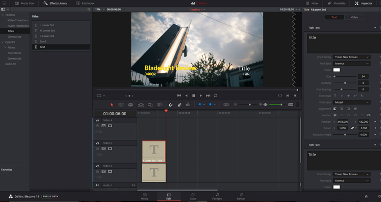 Is Resolve's Title Generator a Hit or a Miss? — Lower Thirds