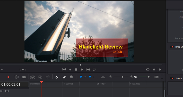 Is Resolve's Title Generator a Hit or a Miss? — Solid Background