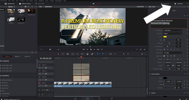 Is Resolve's Title Generator a Hit or a Miss? — Inspector Panel