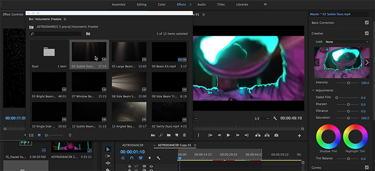 How To Layer Elements On Footage + 16 FREE Overlays — Volumetric Freebie