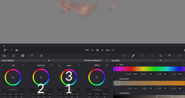 Reduce Unwanted Skin Shine In Post-Production with DaVinci Resolve — Lower Gain