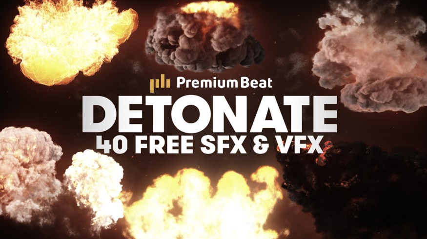 Detonate: 40 FREE Explosion SFX and VFX Elements - Featured
