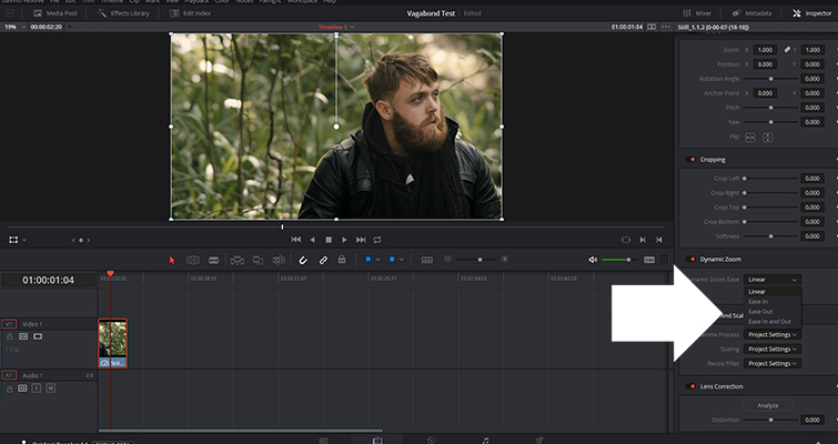 Get to Know The Dynamic Zoom Tool In Resolve 14 — Customization