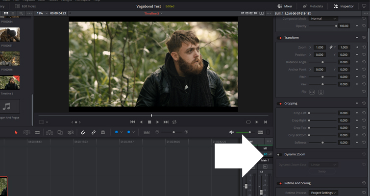 Get to Know The Dynamic Zoom Tool In Resolve 14 — Dynamic Zoom