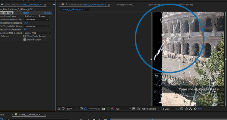 Create A Cracked Phone Screen Effect in After Effects — Change Map Behavior