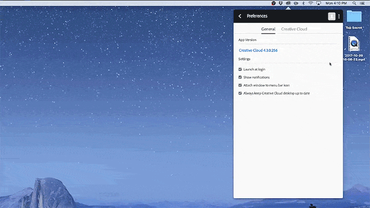 Change the Language of Adobe Creative Cloud Apps — Select Language